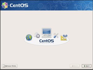 Welcome Screen Centos 5.5